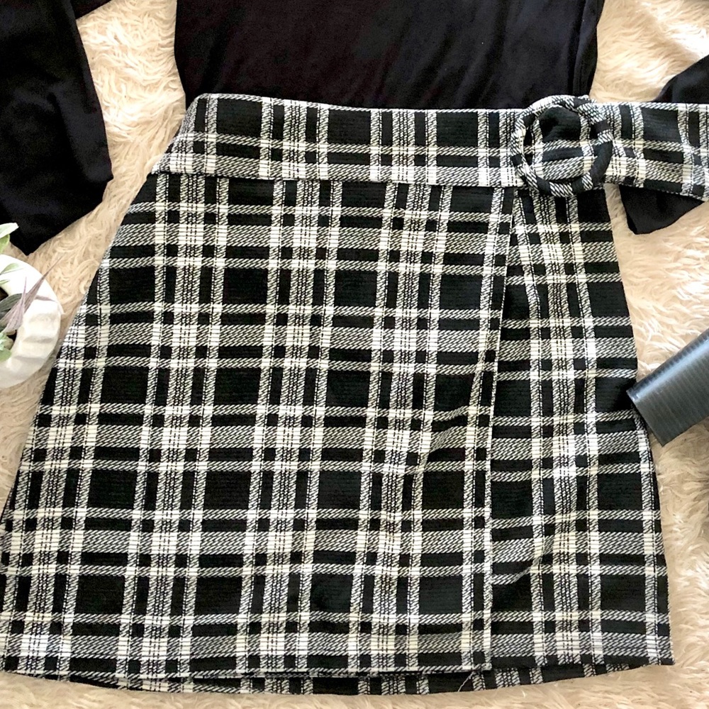 Serena plaid Skirt